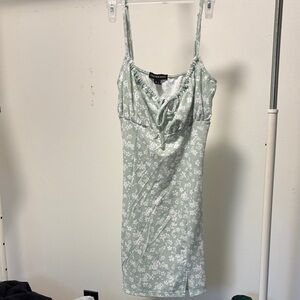 Green Floral Dress